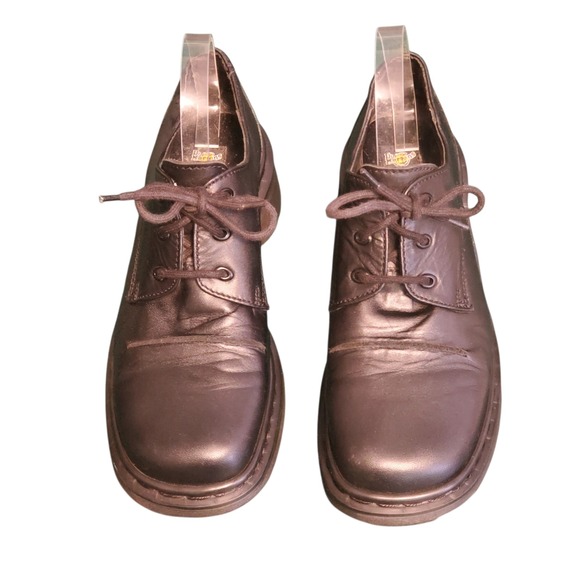 Dr. Martens 9264 Air Cushioned Sole Womens Shoes Black Leather Size 6 ENGLAND - Picture 5 of 15